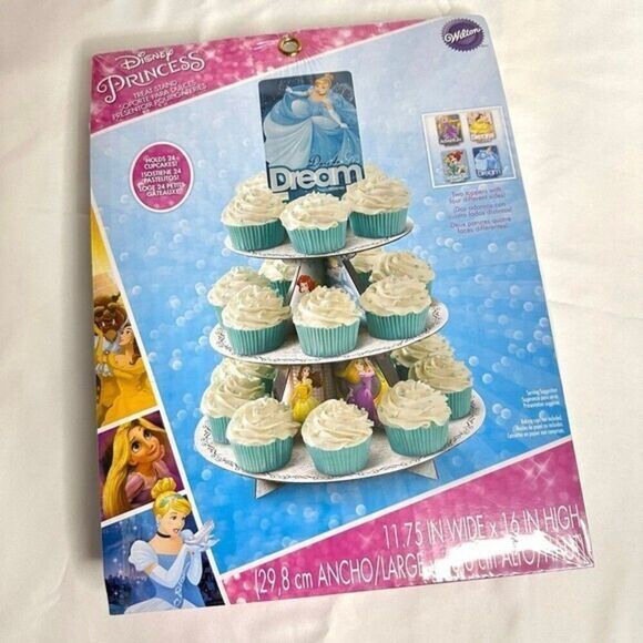 Disney Princess 3 tier cupcake tower - Picture 1 of 6